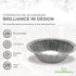 KitchenDance Disposable Aluminum Foil Tart Pan - 3 Inches Round Aluminum Foil Individual Pie Pans for Pies and Tarts - Baking Pans Perfect for Bak...