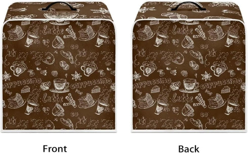 Coffee Machine Dust Cover for Kitchen Appliance and Accessories Espresso Appliance Cover Home Kitchen Appliance Cover for Stain Dust Resistant Sup...
