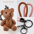 Bear Resin Keychain Bear Key Ring Bag Charm for Car Keys, Backpack Accessories,Decoration Gift for Women Girls...