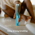 Frida Baby Triple-Angle Toothhugger Training Toddler Toothbrush | Toddler Toothbrush 2 Years and Up, Cleans All Sides at Once | Blue...