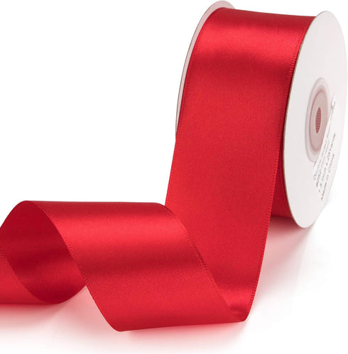 IHKFILAN Double Faced Satin Ribbon 1.5 Inch x 25 Yards Double Sided Solid Polyester Ribbon for Gift Wrapping Party Hair Braids Bow Baby Shower Dec...