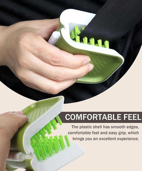 Car Cleaning Brush,Car Seat Belt Cleaning Brush,Non-Slip Brush Cleaner,Interior Car Cleaning Tool,Car Accessories U-Shaped Washing Tool,Double Sid...