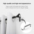 IHRDNNR Curtain Rod Holders Silver Heavy Duty Adjustable Rod Brackets for 7/8 or 1 Inch Rods, Set of 3 (Silver)...