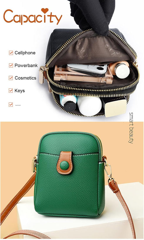 Small Crossbody Bags for Women, Leather Phone Purse Cross Body Bag Women Purses for Women, Small Crossbody Purse for Women...