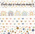 65 Feet Boho Style Bulletin Board Border Bulletin Board Borders for Teachers Summer Classroom Decor Home School...