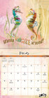 Sassy Animals Calendar 2025 - Deluxe 2025 Watercolor Animals Wall Calendar Bundle with Over 100 Calendar Stickers (Connie Haley Art Gifts, Office ...