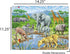 Larsen Puzzles African Savannah 65 Piece Children's Jigsaw Puzzle...