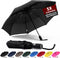 Anntrue Windproof Travel Umbrella, Auto Open Close Lightweight Compact Portable Backpack Folding Umbrella, Perfect for Car, Purse, Men and Women (...