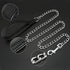 Mogoko 4ft Metal Dog Leash, Heavy Duty Chew Proof Pet Leash Chain with Padded Handle for Outdoor Training Black...