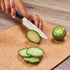 Kyocera Advanced Ceramic Revolution Series 4.5-inch Utility Knife, Black Handle, White Blade - FK-110 WH...