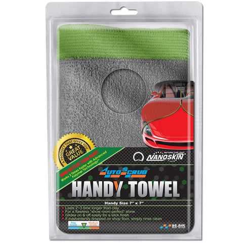 Nanoskin AUTOSCRUB Surface Prep Towel - General Grade 7" x 7" - Patented Clay Bar Replacement Tool to Remove Embedded Contaminants Before Wax & Co...
