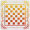 FINGERINSPIRE Modern Checkerboard Template 11.8x11.8inch Painting Chess Checkers Lined Gameboard Family Game Home Decor Gift Best Vinyl Large Sten...