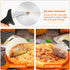 Pizza Cutter Wheel, Stainless Steel Slicer, 9.33-Inch Super heavy 173g, Sharp funny Classic Cutters, Kitchen Gadget with finger guard protects, Fo...