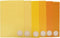 Sue Spargo 1/64 Cuts of Merino Wool Fabric, Pack of Six Colors - Yellows and Golds...