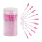 CHEFBEE 100PCS Disposable Eyelash Brush, Mascara Wands Makeup Brushes Applicators Kits for Eyelash Extensions and Eyebrow Brush with Container (Li...