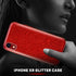MATEPROX Compatible with iPhone XR case,Bling Sparkle Cute Girls Women Protective Christmas Case(Red)...