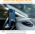 molzar MagBig Series Case for iPhone 14, Built-in Metal Plate for Magnetic Car Mount, Support Wireless Charging, Compatible with iPhone 14, Blue...