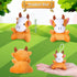 Aoriher 24 Pcs Horse Plush Stuffed Animal Horses Keychain Mini Horse Toys 3.15 Inch Horse Party Favor with Detachable Chain for Farm Themed Birthd...