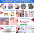 JONMON Jewelry Making Supplies Kit - 8Pcs Beading Tweezers Tool Set with Round Nose/Side Cutting/Needle Nose Pliers for DIY Necklace Bracelet Earr...