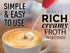 Zulay Powerful Milk Frother for Coffee with Powerful Motor - Handheld Frother Electric Whisk, Milk Foamer, Mini Mixer & Coffee Blender Frother for...