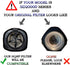 HQRP 2-pack Dust Cup Filter Replacement for Dirt Devil F25 F-25 2SV1102000 3SV0980000 compatible with Dirt Devil SD20000 Simpli-Stik / 083405 M083...