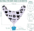 Baby Bandana Drool Bibs 6-Pack and Teething Toys 6-Pack Made with 100% Organic Cotton, Absorbent and Soft Unisex...