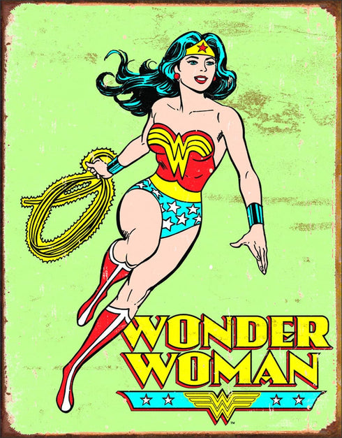 Wonder Woman Metal Tin Sign...