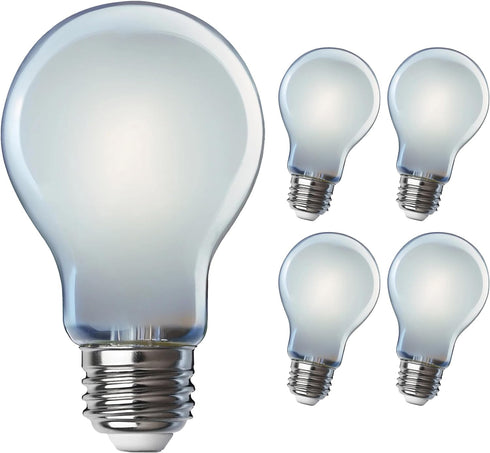 Feit Electric A19 LED Light Bulb, 60W Equivalent, Dimmable, 800 Lumens, E26 Med Base, 5000K Daylight, 90 CRI, 8.8W Standard Glass Filament Lightin...