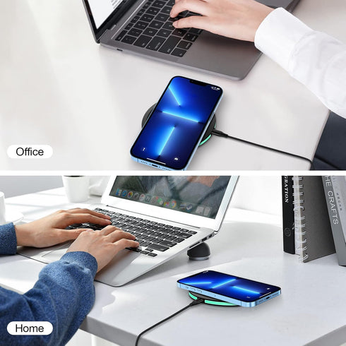 15W Wireless Charger Fast Charging Pad Compatible Google Pixel 8, 7 Pro, 7, 6, 6 Pro, 5, 4, 4 XL, 3, 3 XL, Pixel Buds, Samsung Galaxy S24 S23 S22 ...