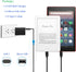 Charger Fit for Kindle Fire Tablet with 5Ft Type-C and Micro USB Cable for Charging Fire HD 6 7 8 10/Fire Max 11/Fire Plus/Kids/Kids Pro/HD HDX/Ki...