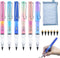 6 PCS Infinity Pencil with Pencil Case and Eraser, Infinity Eternal Pencils, Everlasting Pencils with 6 Replaceable Nibs for Writing Drawing Stude...