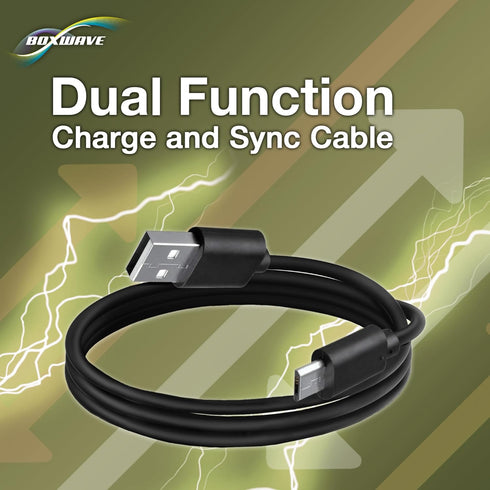 BoxWave Cable Compatible with Kobo Aura H2O (2017) - DirectSync Cable, Durable Charge and Sync...