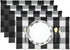 Black & White 2 Side Cotton Buffalo Check Placemats Set of 4 Heat Resistant Dining Table Place Mats for Kitchen Table, 12 x 18 inches...