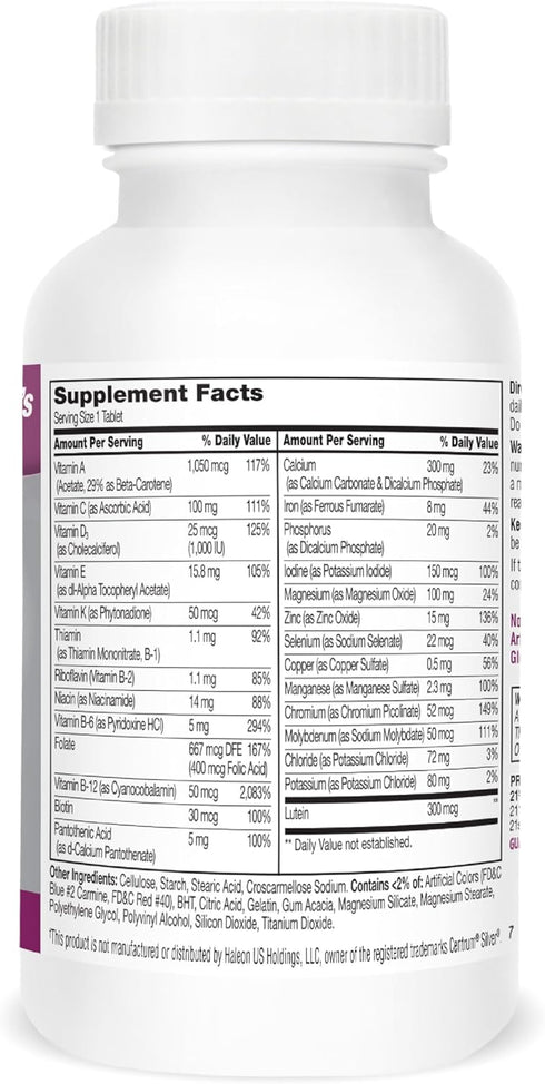 21st Century Sentry Senior Women 50 Plus Tablets, 100 Count (27542)...