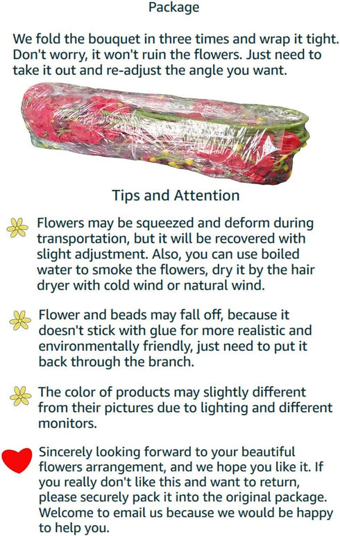 Artificial Flowers Orchids Silk Fake Flowers in Bulk, 12 Pcs (Each 38.5”), for Wedding Festive Party Home Office Decoration, Not Include Vase...