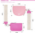 Dual Pouch Wristlet Wallet,Keychain Wristlet Wallets for Women,Mini Zip Around Coin Purse Wristlet Portable Wallet...