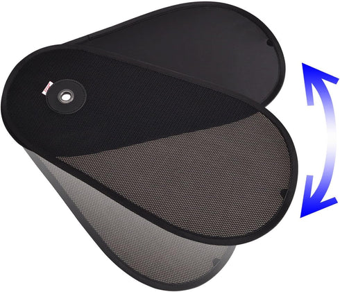 TFY Car Interior Roof Handle Sunshade Glare Reduction Plus Sun Protection for Driver and Passengers - for Ford, Chevrolet, Buick, Audi, BMW, Honda...