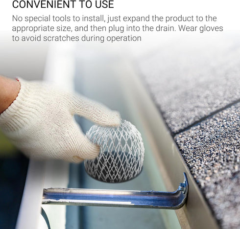8-Pack Aluminum Gutter Guard Filters - Weather-Resistant Leaf Strainers for Downspouts - Easy Install, Rust-Proof Mesh - 3.5" Width, 6.5" Height...