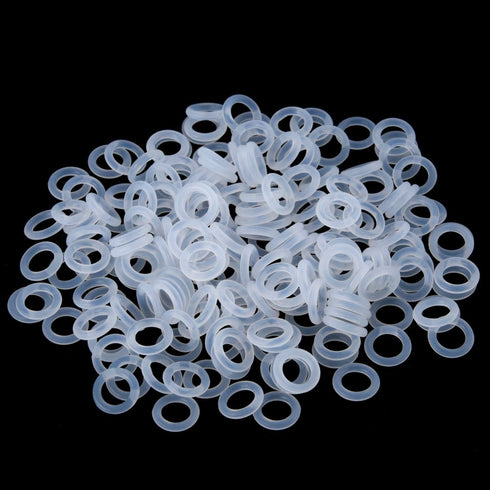 Fiada Keyboard Puller Keycap Removal Tool and 200 Pieces Rubber O-Ring Dampeners O-Ring Plumbing Rubber O-Ring Seal for Cherry MX Switch and Mecha...