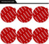PKYAA Dashboard Pad Mounting Disk Sticky Adhesive Replacement Kit, 6pcs 3.15"(80mm) Circle Heat Resistant Double-Sided Stickers for Suction Cup Ca...