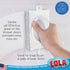 Lola Products All Purpose Scrubber Bath and Tile Scrubber Light Duty, Non-Scratch Comfortable Finger Grip Handle Easy To Use Various Surface Clean...
