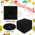 60PCS Felt Sheets Fabric, 4" X 4" Soft Felt Fabric for Crafts Halloween Christmas Fabric Fall Felt Squares for DIY and Sewing Projects (Black)...