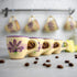 City to Cottage Handcrafted Cream Lavender Floral Espresso Cups - Set of 4, Perfect for Espresso Machine and Coffee Maker...