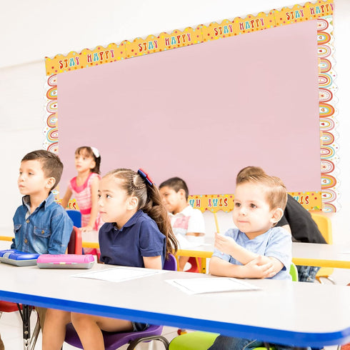 65 Feet Keep Smiling Classroom Bulletin Board Border Bulletin Board Borders for Teachers Summer Classroom Decor Homeschool...