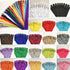 WKXFJJWZC 40pcs Nylon Coil Zippers Tailor Sewer Craft 50CM (20 Inch) Crafter's &FGDQRS (20/Color) (Mix)...