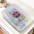 11 Quart Clear Storage Box, Plastic Storage Bin with Lid, 2 Packs...