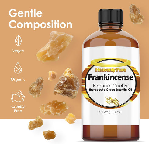 Frankincense Essential Oil - Pure & Natural Frankincense Aroma Therapeutic Grade Essential Oil (Huge 4 OZ - Bulk Size)...