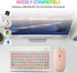 Bluetooth Keyboard and Mouse Combo for iPad - Rechargeable Wireless Keyboard & Mouse with 7-Color Backlit Compatible with iPad 9th/8th Gen, iPad P...