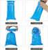 16 Pack Blue Emesis Bags Disposable for Kids, 1000 ml Vomit Bag for Morning Sickness Bags, Portable Nausea Bags for Pregnant Women,Barf Bag with L...