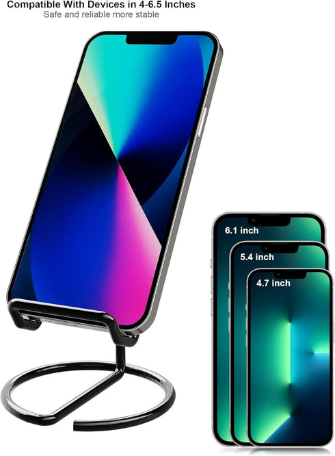 Cell Phone Stand, Phone Stand for Desk, Office Portable Cute Cell Phone Holder, Compatible with All Mobile Phone, iPhone, iPad, Switch, Tablet 4-6...